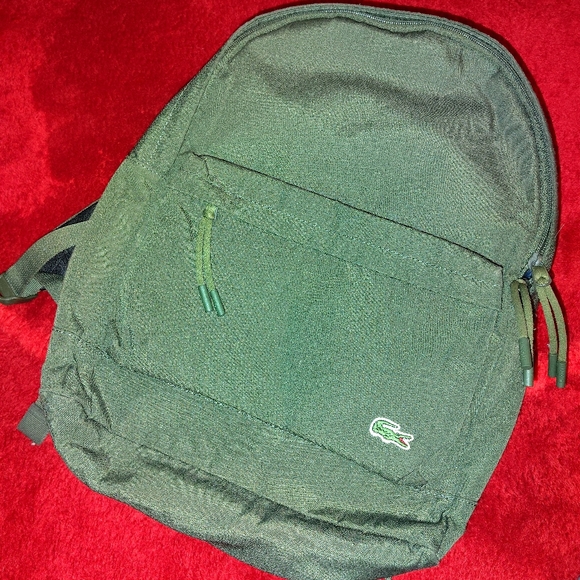 Lacoste Olive Green Men's Backpack